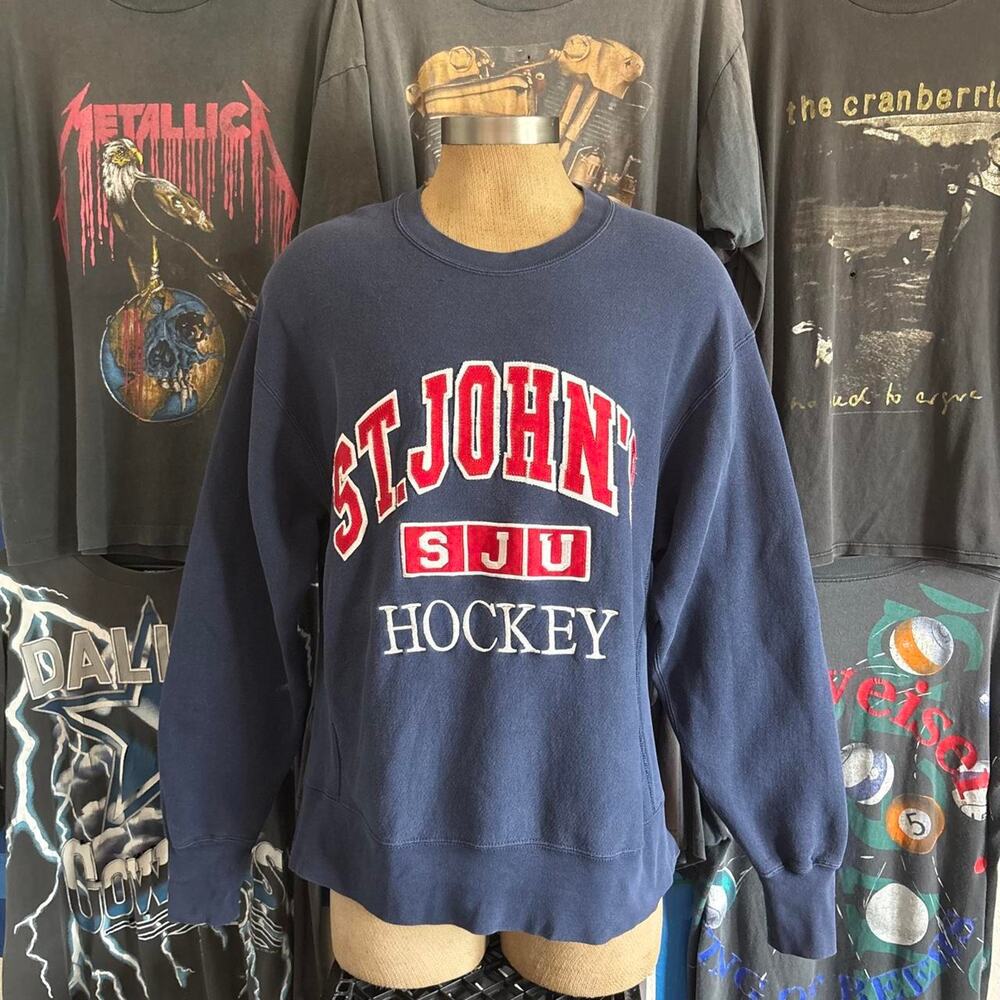 Vintage 1990s St Johns University Hockey Crewneck